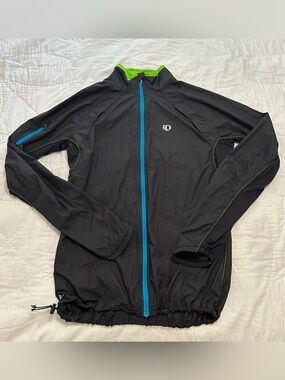 Pearl Izumi Elite Run Infinity Jacket Womens M Black Full Zip Gym Cycling